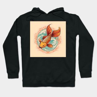 Koi Fish Study Hoodie